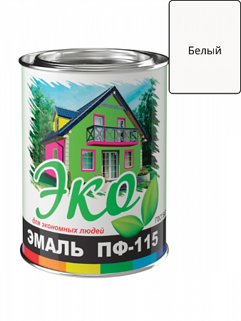 Эмаль ПФ-115 ЭКО белая фас. 0.8 кг на сайте Стройсервис
