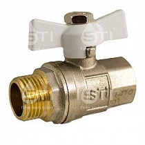 Кран шаровой STI 1/2"-15 НР-ВР баб на сайте Стройсервис
