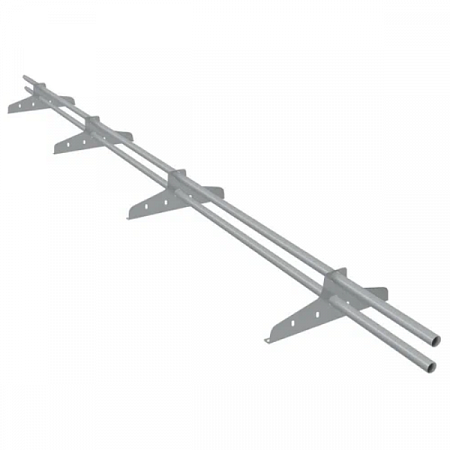 Снеговой барьер трубчатый  3м  NewLine RAL 7004 Серый  на сайте Стройсервис
