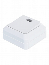 Выключатель 1-кл.ОП Олимп 10А IP20с подсветкой бел.UNIVersal О0121 на сайте Стройсервис
