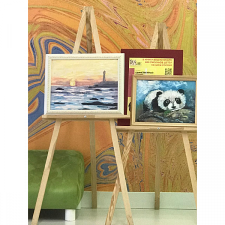 Подставка из липы напольная для картин 1500*600*800 (1)