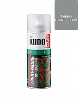 Грунт-эмаль по ржавчине серая 520мл KU-317042 KUDO на сайте Стройсервис

