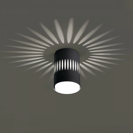 Светильник накладной спот HL349 св/д подсветка черный 80х80х100мм 41460 Feron (1)