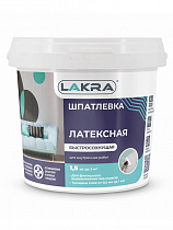 0008040 Шпатлевка латексная Лакра для внутренних работ 1,5кг Россия на сайте Стройсервис
