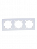 Рамка 3-м Бриллиант горизонт. бел. UNIVersal 7947489 на сайте Стройсервис
