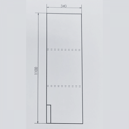 Шкаф-колонна Кельн-35 дуб темный COMFORTY