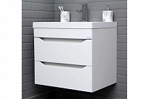 Тумба-умывальник Домино подвесная Ева 60 ( Умывальник Bazis 60 ) на сайте Стройсервис
