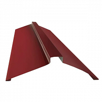 Конек 150мм*2м RAL 3011 плоский с подгибом, Коричнево-красный на сайте Стройсервис
