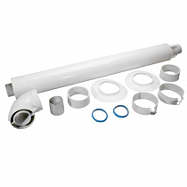 Дымоход коаксиальный универсальный Ø60/100 для конденсационных котлов на сайте Стройсервис
