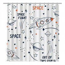 Штора для ванной комнаты FIXSEN SPACE FX-2508 на сайте Стройсервис
