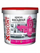 Краска "ОРЕОЛ" фасадная атмосферостойкая водно-дисперсионная полиакриловая белая матовая "ДИСКОНТ" 1.5 кг на сайте Стройсервис
