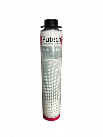 Пена клей-цемент PUTECH FIX CEMENT PU022 1000мл/840г на сайте Стройсервис

