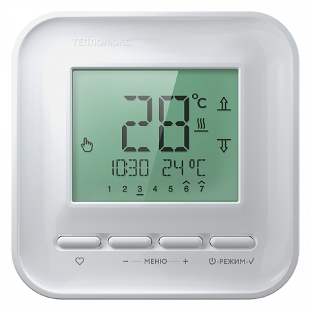 Терморегулятор 515 Теплолюкс Белый на сайте Стройсервис
