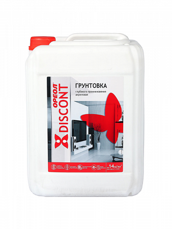 Грунтовка гл. проник. универсальная   5кг ОРЕОЛ ДИСКОНТ *1/90 на сайте Стройсервис
