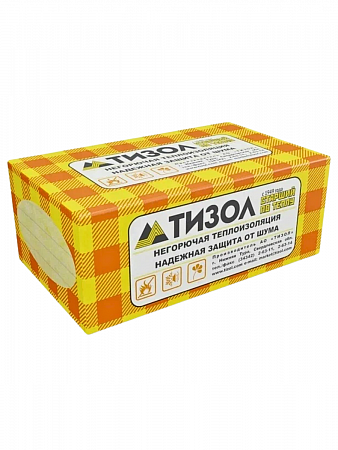 Утеплитель Тизол П-110 ФАСАД-ОПТИМА  100*1000*600*3  1уп=1,8м²=0,18м³  на сайте Стройсервис
