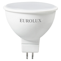 Лампа светодиодная LL-E-MR16-7W-230-4K-GU5.3 (нейтр.) рефлектор Eurolux на сайте Стройсервис
