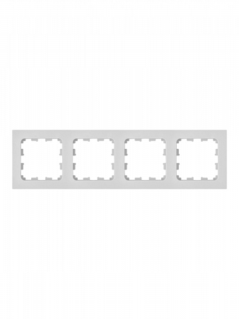 Рамка 4-м АСТРУМ, белый на сайте Стройсервис
