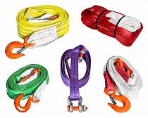 Ремень буксировочный 3т (SF2 - 1,5т) (L=5,0 м) 50мм в 1 слой с крюками Magnus-Profi на сайте Стройсервис
