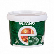 Лак для бани и сауны 2,5кг EUROTEX Сауна на сайте Стройсервис
