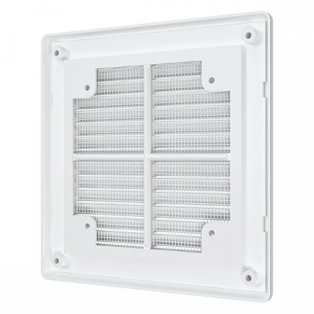 Решетка вытяжная пластиковая 1515Р белая ERA (2)