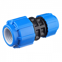 Муфта переходная Дн25х20 ПНД   на сайте Стройсервис
