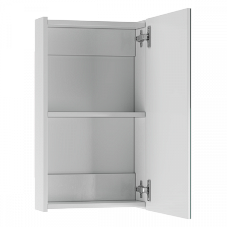 Шкаф-зеркало Норма 40 Айсберг DA1618HZ Домино (1)