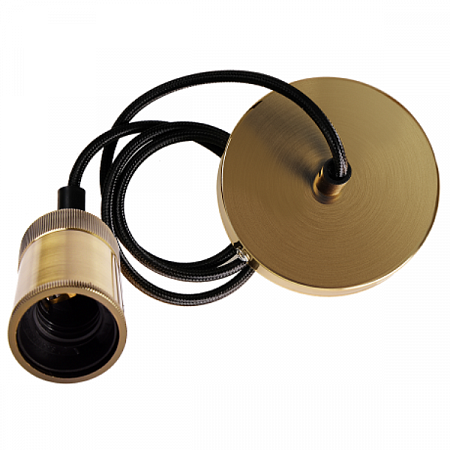 Патрон E27 RETRO с проводом PLC 03 230V/1M ANTIQUE BRONZE на сайте Стройсервис
