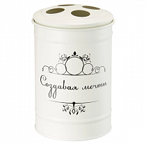 Стакан для зубных щёток "Создавая мечты" настольный бежевый FOR-DA042BG на сайте Стройсервис
