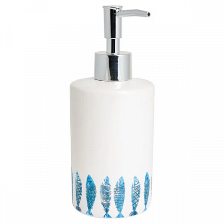 Дозатор д/жидкого мыла Рыбки, керамика,DIS-FISH Рыжий Кот на сайте Стройсервис
