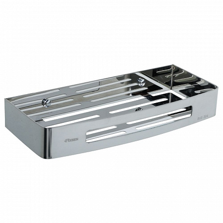 Полка FIXSEN Hotel прямоугольная хром FX-31003B на сайте Стройсервис
