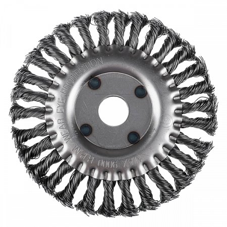 Щетка дисковая по металлу 150*22  на сайте Стройсервис
