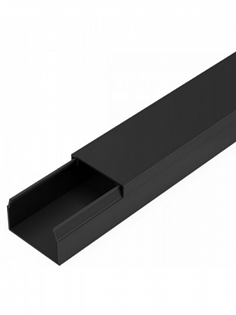 Кабель-канал 25х16 черный L=2м PR03.0212 Промрукав на сайте Стройсервис
