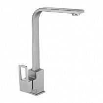 Смеситель для кухни на гайке АК88107 нерж. AquaKratos (без подводки) на сайте Стройсервис
