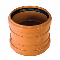 Муфта канализационная ремонтная рыжий Ду160 НПВХ Ostendorf на сайте Стройсервис
