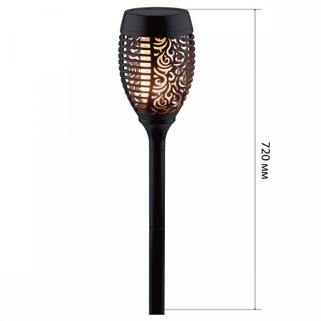 Светильник садовый ERASF012-35 Факел 72см солнечная батарея ЭРА Б0044243 на сайте Стройсервис
