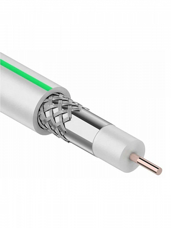 Кабель коаксиальный SAT703B CCS/Al/A (75%) 75 Ом (бухта 100м) белый ProConnect на сайте Стройсервис
