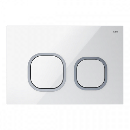 Панель механическая двойная IDDIS "Uniglass" белая  на сайте Стройсервис
