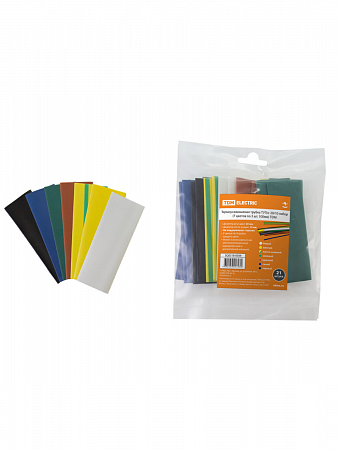 Набор трубок термоусадочных ТУТ 20/10 (7 цв. по 3шт/10см) TDM на сайте Стройсервис
