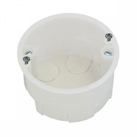 Коробка установочная д/бетона 1- мест. 70*41,5 мм (с саморезами.) IP20 СВЕТОПРИБОР на сайте Стройсервис
