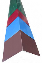 Конек с подгибом 140мм*2м RAL 7024 Серый графит на сайте Стройсервис
