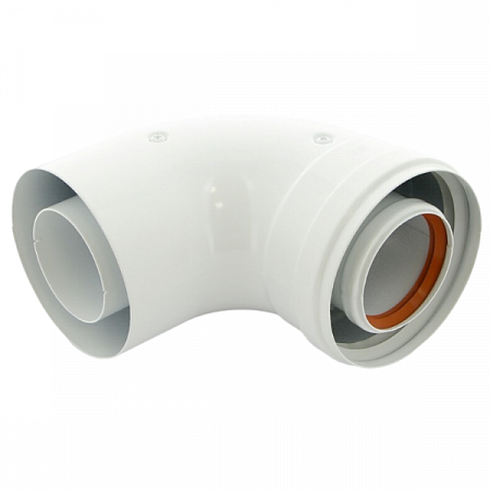 Колено коаксиальное d60/100 МЕТАЛЛ К-01 Krats на сайте Стройсервис
