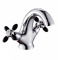 Смеситель для раковины Силумин АК1371-7 цвет Черный AquaKratos  на сайте Стройсервис
