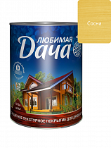 "Любимая дача" - тектурное покрытие 0,75 л (сосна) на сайте Стройсервис
