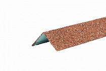 Уголок металлический внешний красный ТЕХНОНИКОЛЬ HAUBERK 50*50*1250мм  на сайте Стройсервис
