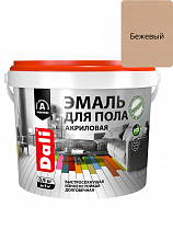 Эмаль для пола акриловая Бежевая 0,9л DALI на сайте Стройсервис
