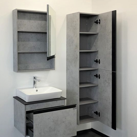 Шкаф-колонна Эдинбург-40 бетон светлый COMFORTY (1)