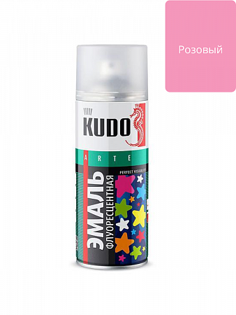 Эмаль флуоресцентная розовая 520мл КУДО  на сайте Стройсервис
