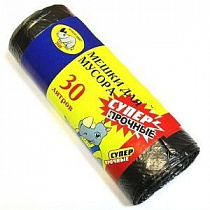 Мешки для мусора  30л, 20шт Мультипласт ОСОБО ПРОЧНЫЕ на сайте Стройсервис
