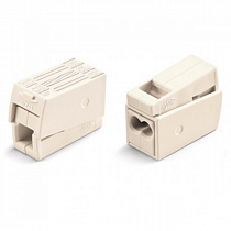 Клемма 2х(0.5-2.5кв.мм) для светильников с пастой бел. WAGO 224-122 на сайте Стройсервис
