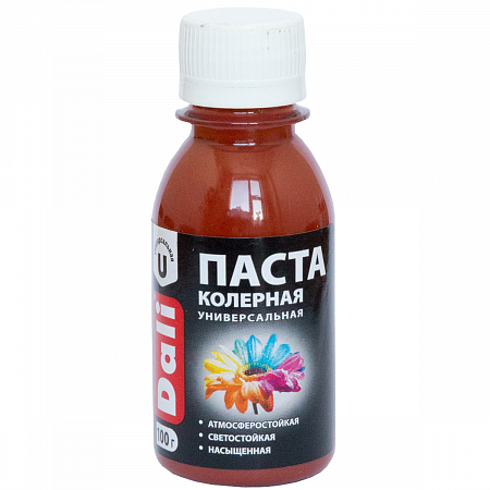 "DALI" паста колерная 0,1кг (красно-коричневый) на сайте Стройсервис
